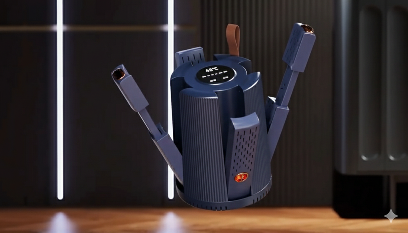 Load video: Electric Shoe Dryer